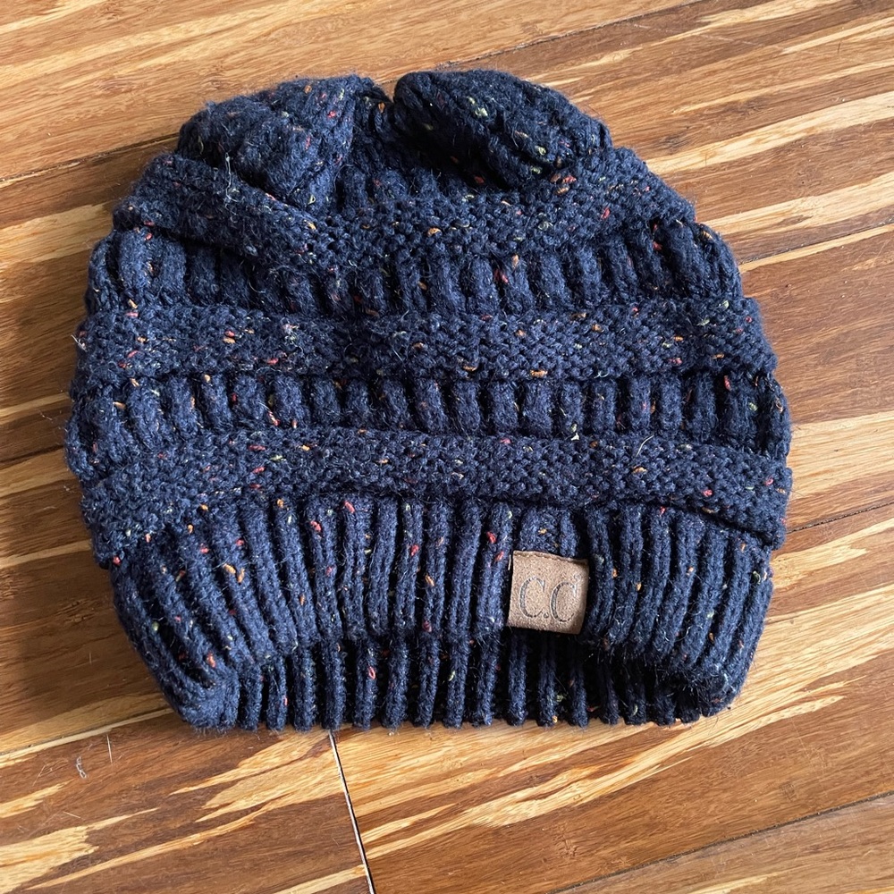 CC Blue Knit Hat